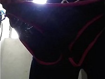 Desi hyderabad boy playing with sisters bra panty