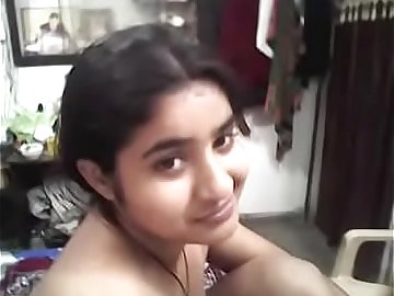 desi sexy young girl at home alone with boyfriend