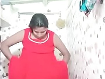 Swathi naidu wearing dress after bath part-2